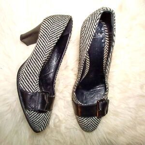 Furla high heels black and white Size 8.5